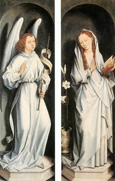 Annunciation, 1467 - Ганс Мемлінг