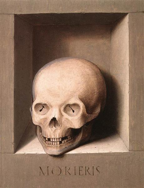 St. John and Veronica Diptych (reverse of the left wing), c.1483 - Hans Memling