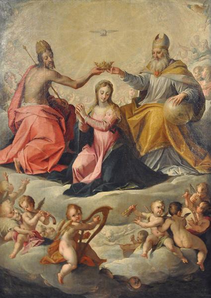 Coronation of Mary, 1596 - Ханс фон Аахен