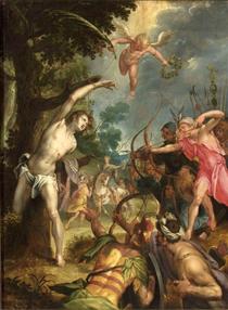 Martyrdom of Saint Sebastian - Hans von Aachen