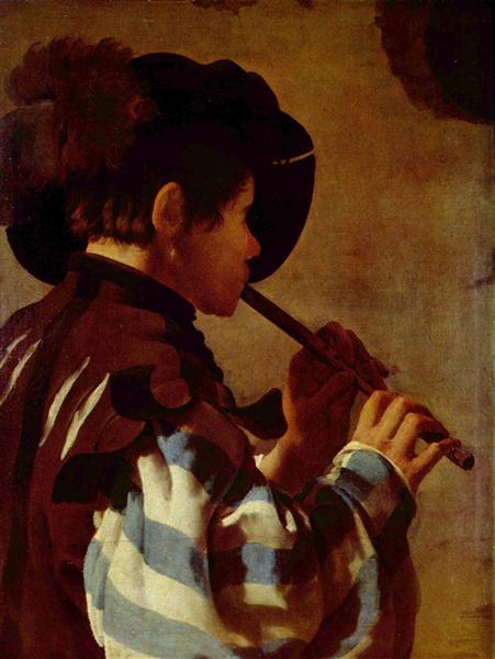 Boy Playing a Fife, c.1624 - Хендрік Тербрюгген