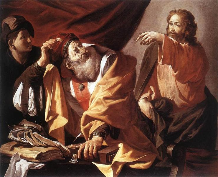 The Calling of St. Matthew, c.1616 - Хендрик Тербрюгген