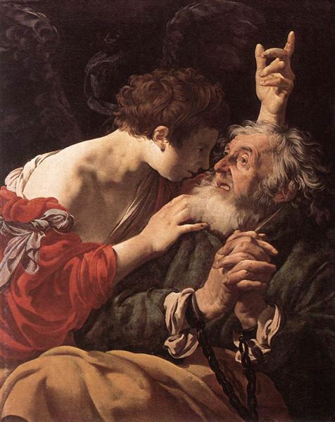 The Deliverance of St. Peter, 1624 - Хендрик Тербрюгген