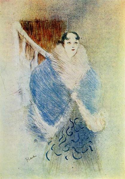 Elsa The Viennese, 1897 - Анри де Тулуз-Лотрек