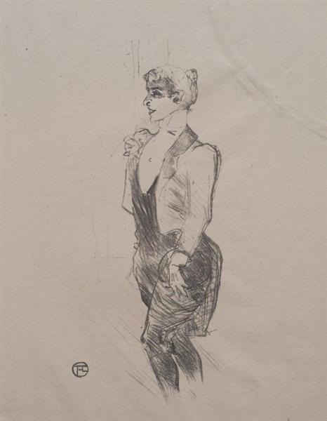Mary Hamilton, c.1896 - Henri de Toulouse-Lautrec