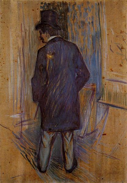 Monsieur Louis Pascal from the Rear, 1893 - Henri de Toulouse-Lautrec