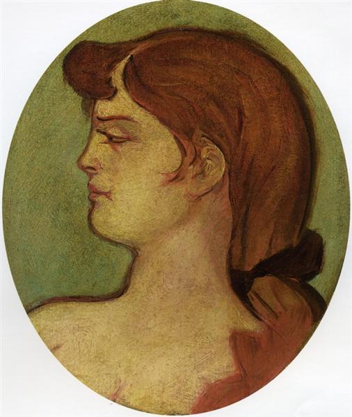Portrait of a Woman of the House on the Rue d Amboise, 1892 - Анрі де Тулуз-Лотрек