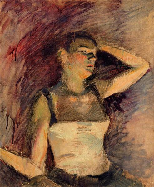 Study of a Dancer, 1888 - Henri de Toulouse-Lautrec