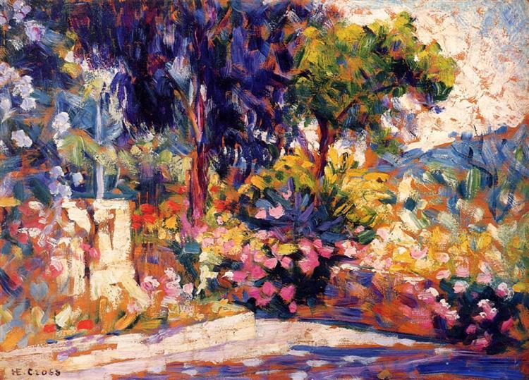 The Flowered Terrace, 1905 - Henri-Edmond Cross