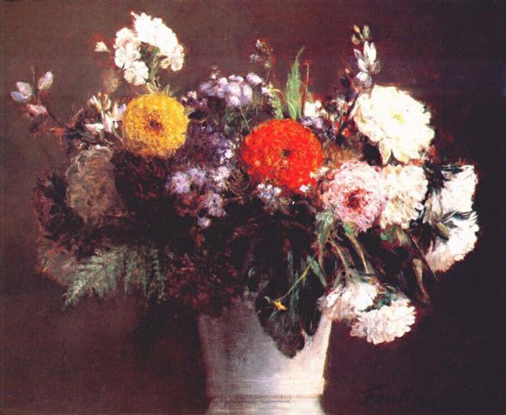 Autumn Bouquet, 1862 - 方丹‧拉圖爾