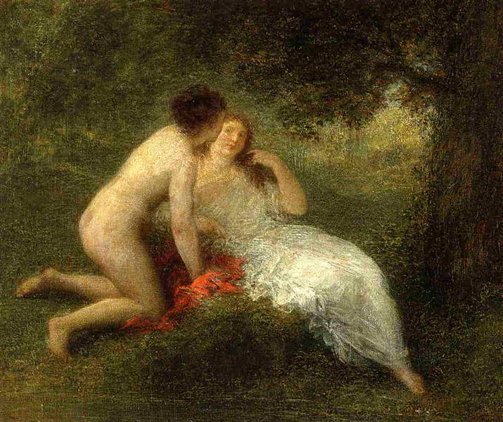 Bathers (also known as The Secret), 1896 - Анри Фантен-Латур