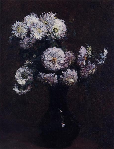 Chrysanthemums, 1871 - Анрі Фантен-Латур