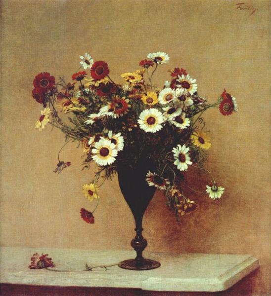 Chrysanthemums, 1889 - Henri Fantin-Latour