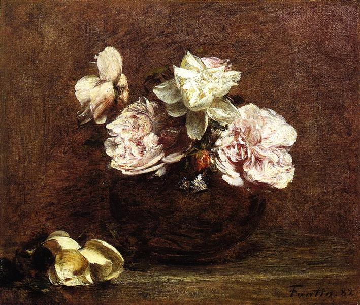 Nice roses - Henri Fantin-Latour