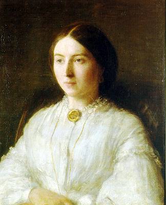 Portrait of Ruth Edwards, 1861 - 1864 - 方丹‧拉圖爾