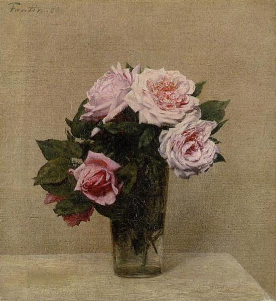 Roses, 1886 - Анрі Фантен-Латур