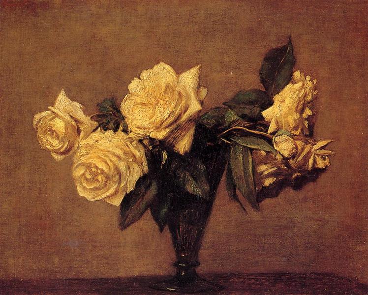 Roses, 1891 - Анри Фантен-Латур