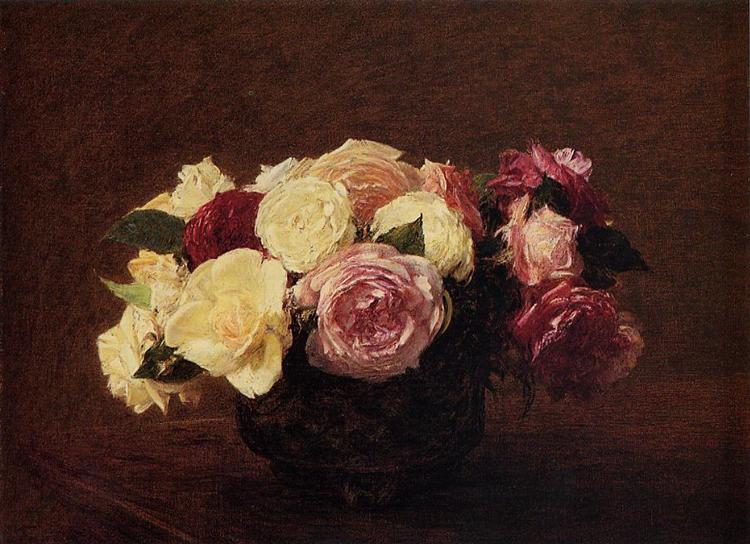 Roses, 1894 - Анри Фантен-Латур