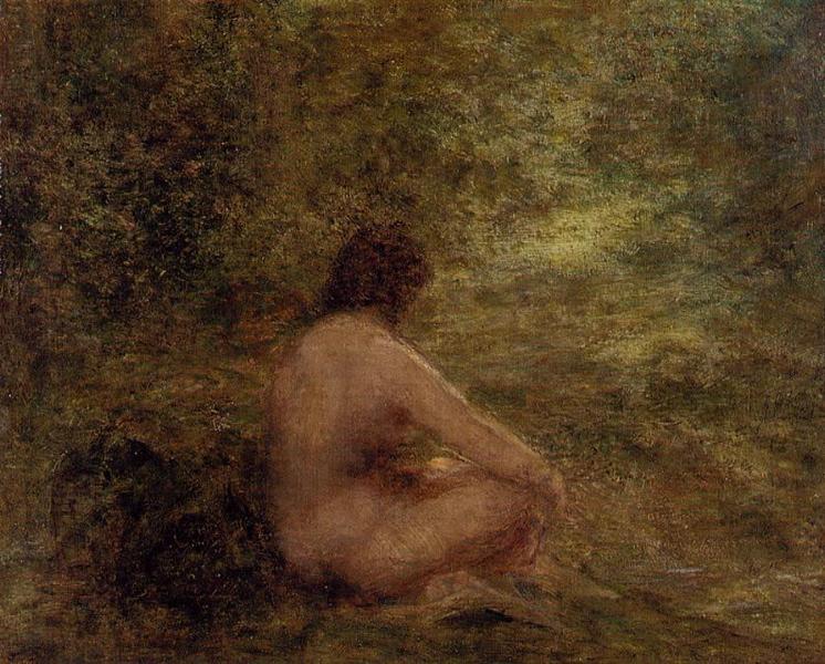 The Bather, c.1904 - 方丹‧拉圖爾