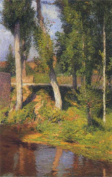 By the River, 1884 - Анрі Мартен