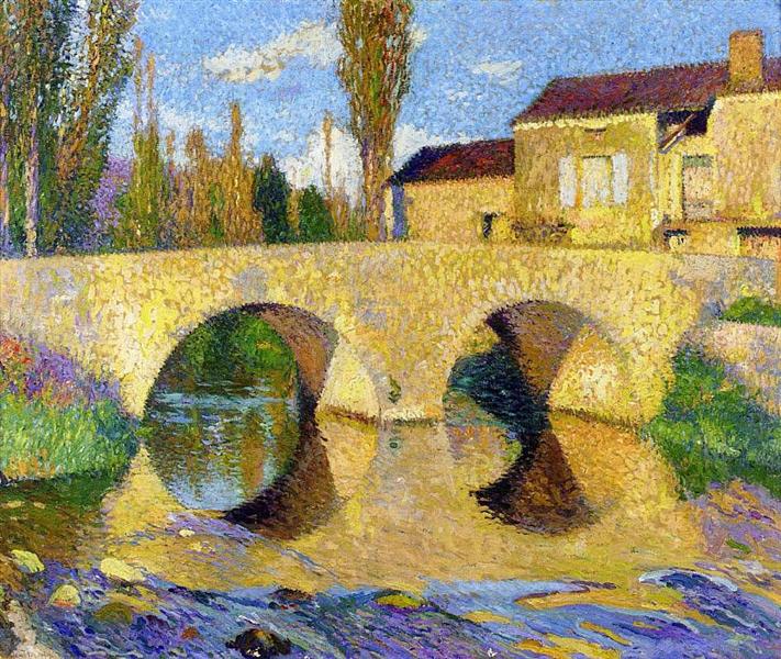 The Bridge of Bastiide-du-Vert, 1905 - Анрі Мартен