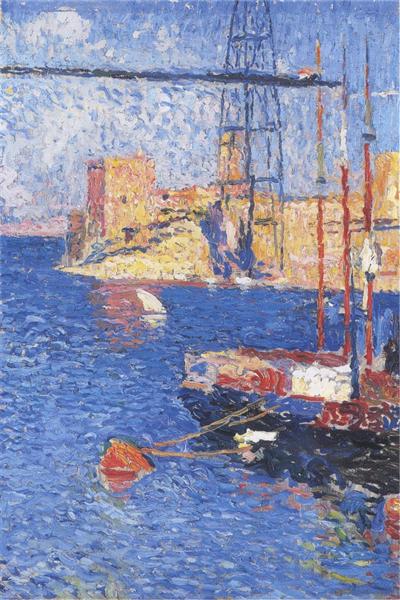 The Port of Marseilles transhipping - Henri Martin