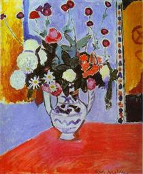 Vase with Two Handles (A Bunch of Flowers) - Henri Matisse