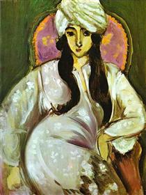 Laurette in a White Turban - Анри Матисс
