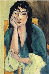 Laurette in Green - Henri Matisse