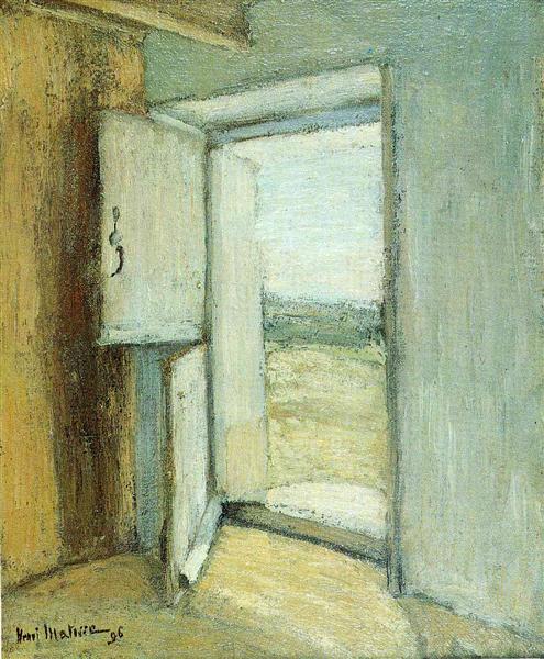 Open Door, Brittany, 1896 - Анри Матисс