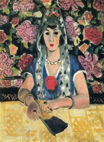 Spanish woman: Harmony in Blue - Henri Matisse
