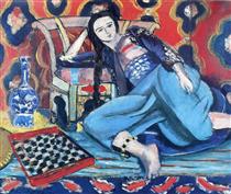 Odalisque with a Turkish Chair - Henri Matisse