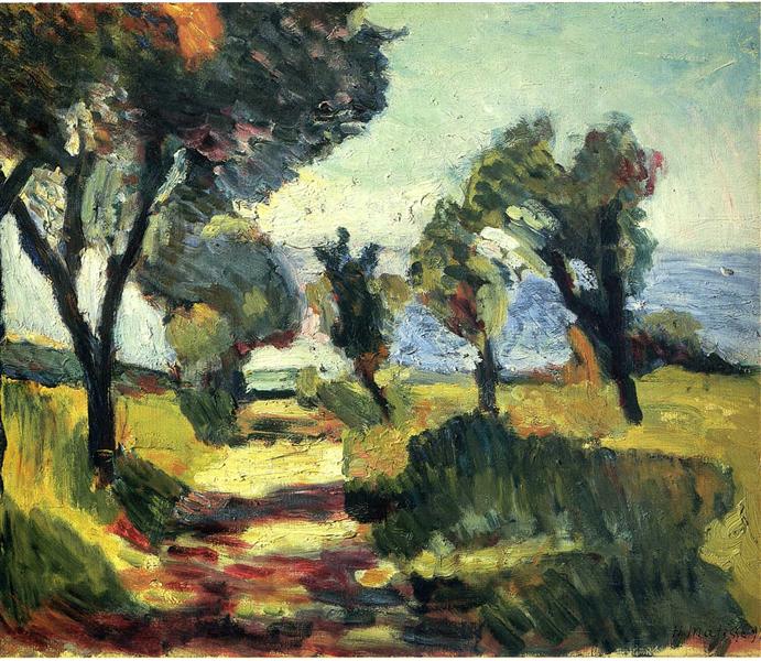 Оливкові дерева, 1898 - Анрі Матісс