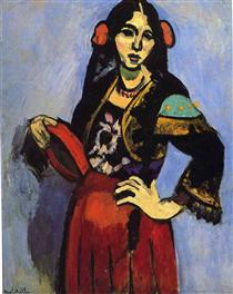 Spanish Woman with a Tamborine - Henri Matisse