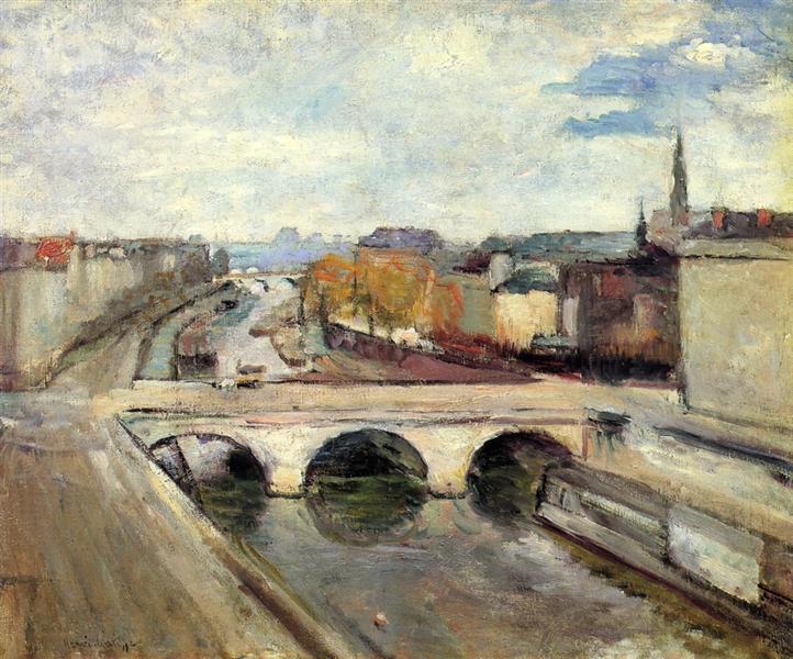 The Pont Saint Michel in Paris, 1900 - Henri Matisse