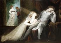 The Return of Milton's Wife - Johann Heinrich Füssli