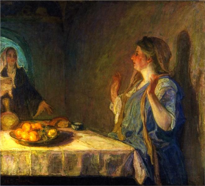 The Visitation, 1910 - Генри Оссава Таннер