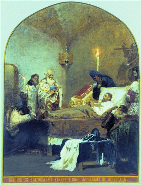 The death of Alexander Nevsky - Генрих Семирадский