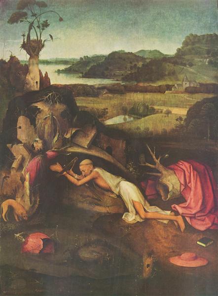 St. Jerome Praying, 1476 - 1500 - Hieronymus Bosch