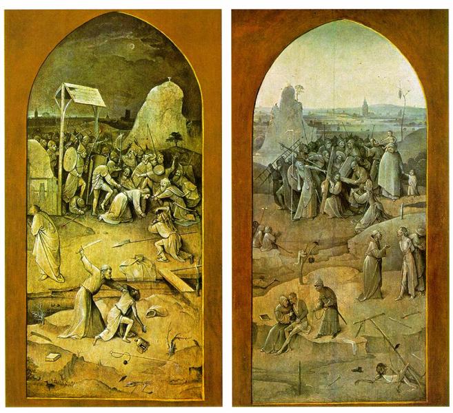 Tiptych of Temptation of St Anthony, 1505 - 1506 - El Bosco