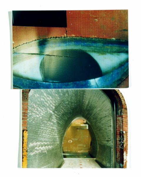 'Eye upon Gate'  - photo-collage, 2000; graphic artist Hilly van Eerten, 2000 - Hilly van Eerten