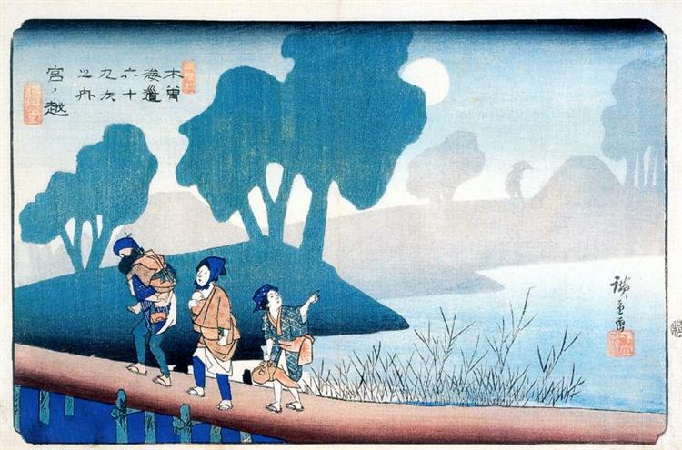 Miyanokoshi - Hiroshige