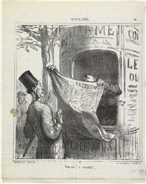 Cuckoo! He's back - Honoré Daumier