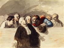 Defense Attorney - Honore Daumier