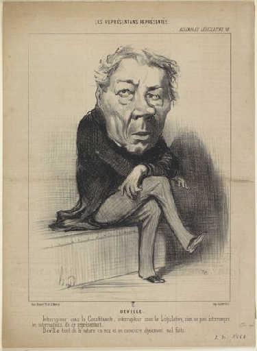 Jean-Marie-Joseph Deville, 1849 - Honoré Daumier