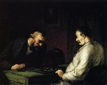 Players - Honore Daumier