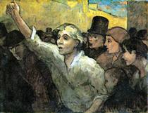 The Insurrection - Honore Daumier