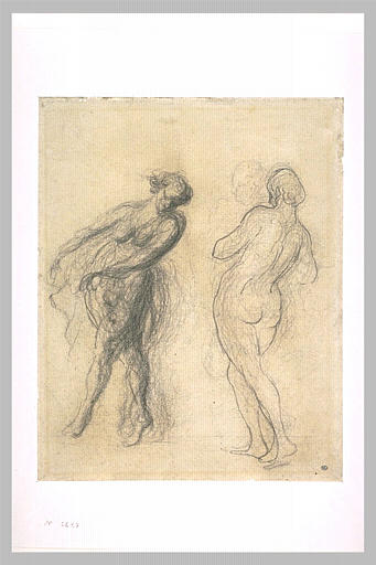 Two sketches for a dancer - Honoré Daumier