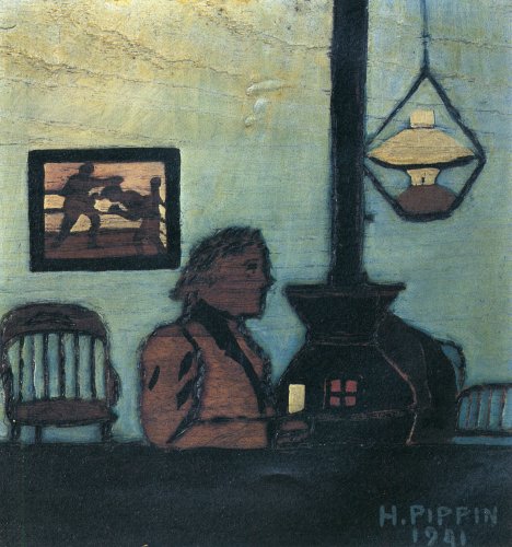 Man Seated Near Stove, 1941 - Гораций Пиппин
