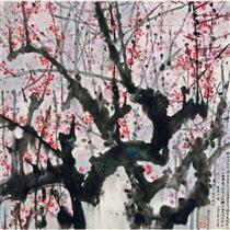 Plum Blossoms - Huang Yongyu
